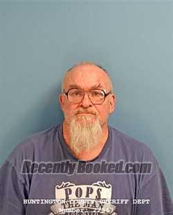 Booking photo from Huntington County, Indiana