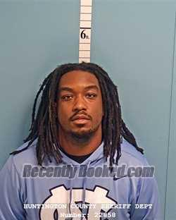 Booking photo from Huntington County, Indiana