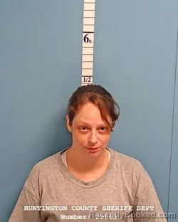 Mugshot of JAYMIE LYNNE HYDE booked in Huntington County, Indiana on August 3, 2026