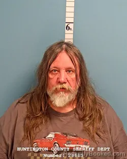 Mugshot of DARRELL RAY KEELING booked in Huntington County, Indiana on June 3, 2026