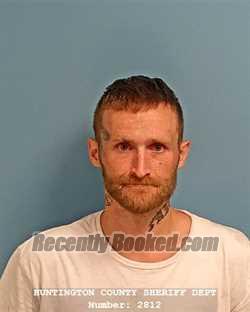 Booking photo from Huntington County, Indiana
