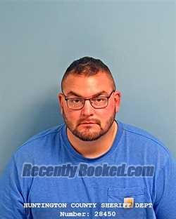 Booking photo from Huntington County, Indiana