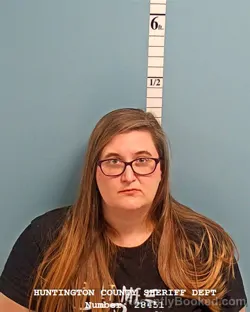 Mugshot of JAMEE MARIE MCWHIRT booked in Huntington County, Indiana on April 9, 2026