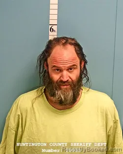 Booking photo from Huntington County, Indiana