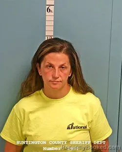 Mugshot of LACEY MERIAH RIPLEY booked in Huntington County, Indiana on June 24, 2026
