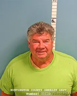 Mugshot of RICHARD GREGORY PRATT booked in Huntington County, Indiana on July 29, 2026