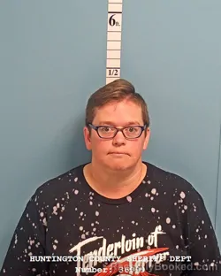 Mugshot of Amanda Kathrynne Tallman booked in Huntington County, Indiana on August 21, 2026