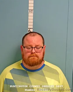 Mugshot of CHRISTOPHER EDWARD CORNETT booked in Huntington County, Indiana on April 3, 2026