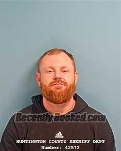 Booking photo from Huntington County, Indiana