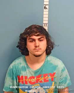 Mugshot of Grant Mcclure Richardson booked in Huntington County, Indiana on August 31, 2026