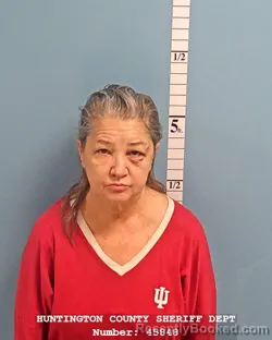 Mugshot of BARBARA LYNN POWERS booked in Huntington County, Indiana on July 2, 2026