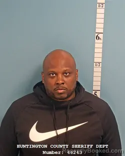 Mugshot of MARCUS DEANDRE BLACKMAN booked in Huntington County, Indiana on June 1, 2026