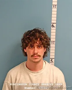 Mugshot of LANE THOMAS RUSSO booked in Huntington County, Indiana on May 1, 2026