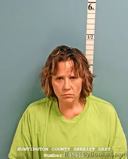 Mugshot of MELISSA SUE ANDERSEN booked in Huntington County, Indiana on May 11, 2026