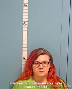 Mugshot of ERIN M SILLS booked in Huntington County, Indiana on July 6, 2026