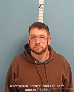 Booking photo from Huntington County, Indiana