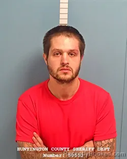 Mugshot of RICKEY JOE BURNWORTH booked in Huntington County, Indiana on April 9, 2026