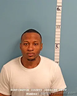 Mugshot of QUANTAE ADONIS JACKSON booked in Huntington County, Indiana on April 23, 2026