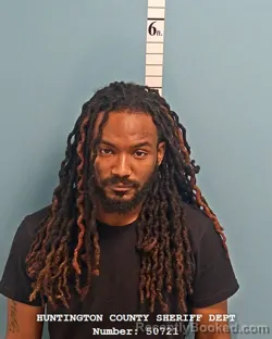 Mugshot of JA'VARIAH DESHAWN MOODY booked in Huntington County, Indiana on April 23, 2026