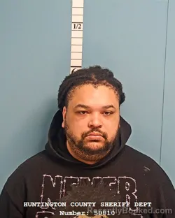 Mugshot of CALVIN LEE WHITE booked in Huntington County, Indiana on April 30, 2026