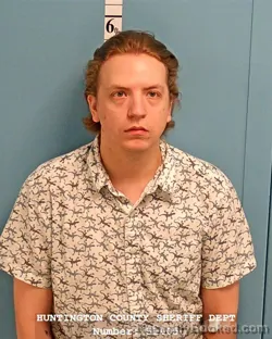 Mugshot of REAGAN JAMES DEAN MAUGER booked in Huntington County, Indiana on June 18, 2026