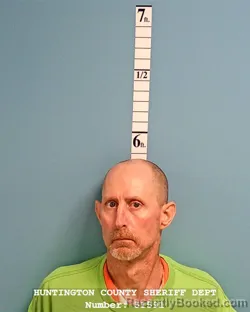 Mugshot of RAYMOND LEE HOOSE booked in Huntington County, Indiana on July 5, 2026