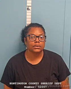 Mugshot of Valerie Marie Vinice booked in Huntington County, Indiana on September 10, 2026
