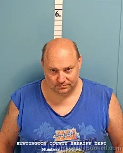 Mugshot of William Lee Myers booked in Huntington County, Indiana on September 11, 2026