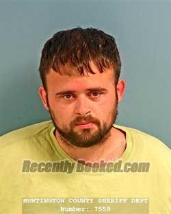 Booking photo from Huntington County, Indiana