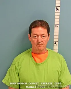 Mugshot of TIMOTHY DEWAYNE WEINLEY booked in Huntington County, Indiana on April 21, 2026