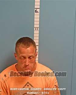 Booking photo from Huntington County, Indiana