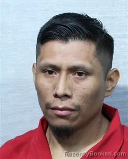 Mugshot of Virgilio Baltazar Juan booked in Jackson County, Indiana on August 29, 2026