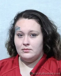 Mugshot of Destanie Reann Littrell booked in Jackson County, Indiana on September 1, 2026