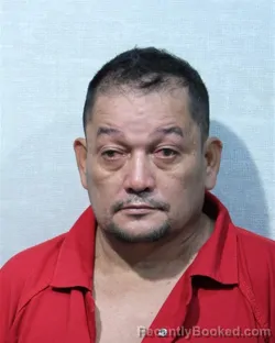 Mugshot of Gustavo Mejia Blanca booked in Jackson County, Indiana on August 27, 2026