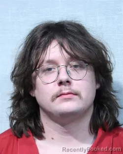 Mugshot of Finn Thomas booked in Jackson County, Indiana on September 7, 2026