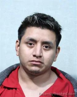 Mugshot of Adrian Espinoza-Ramirez booked in Jackson County, Indiana on September 14, 2026