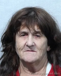 Mugshot of Katherine Sue Delph booked in Jackson County, Indiana on August 15, 2026