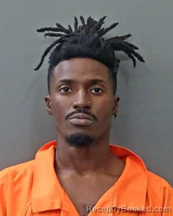 Mugshot of Darius Xavier Buchanan booked in Jasper County, Indiana on August 27, 2026