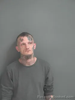 Mugshot of DILLION RAY KIMBLE booked in Jay County, Indiana on April 20, 2026