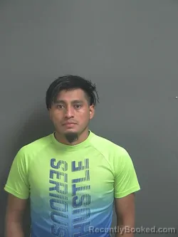 Mugshot of Jose Enrique Asicona Ramirez booked in Jay County, Indiana on October 20, 2026