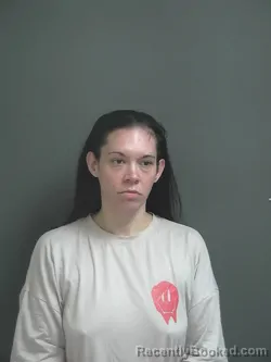Mugshot of Lyndsay Marie Krise booked in Jay County, Indiana on October 20, 2026