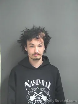 Mugshot of COLLIN R.F. HALL booked in Jay County, Indiana on April 20, 2026