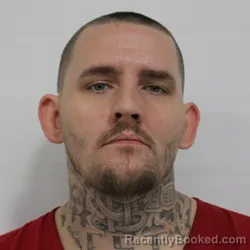Mugshot of Travis Levi Mitchell booked in Jennings County, Indiana on July 8, 2026