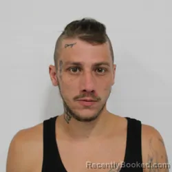 Mugshot of Cody John Slagle booked in Jennings County, Indiana on August 8, 2026