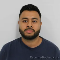 Mugshot of Cruz Jeziel Araujo Rivera booked in Jennings County, Indiana on August 25, 2026