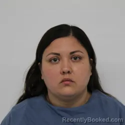Mugshot of Thalia A Martinez booked in Jennings County, Indiana on August 25, 2026