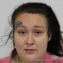 Mugshot of Destanie Reann Littrell booked in Jennings County, Indiana on September 18, 2026