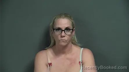 Mugshot of DONNA MELISSA ANGLE booked in Knox County, Indiana on April 23, 2026