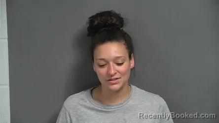 Mugshot of Aleighan Shanea Bates booked in Knox County, Indiana on August 11, 2026