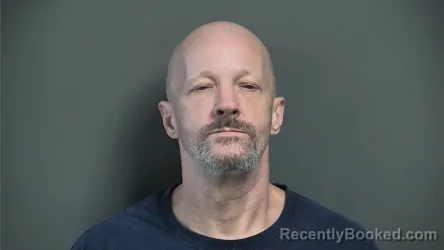 Mugshot of Calvin Ray Hubbell booked in Knox County, Indiana on August 12, 2026